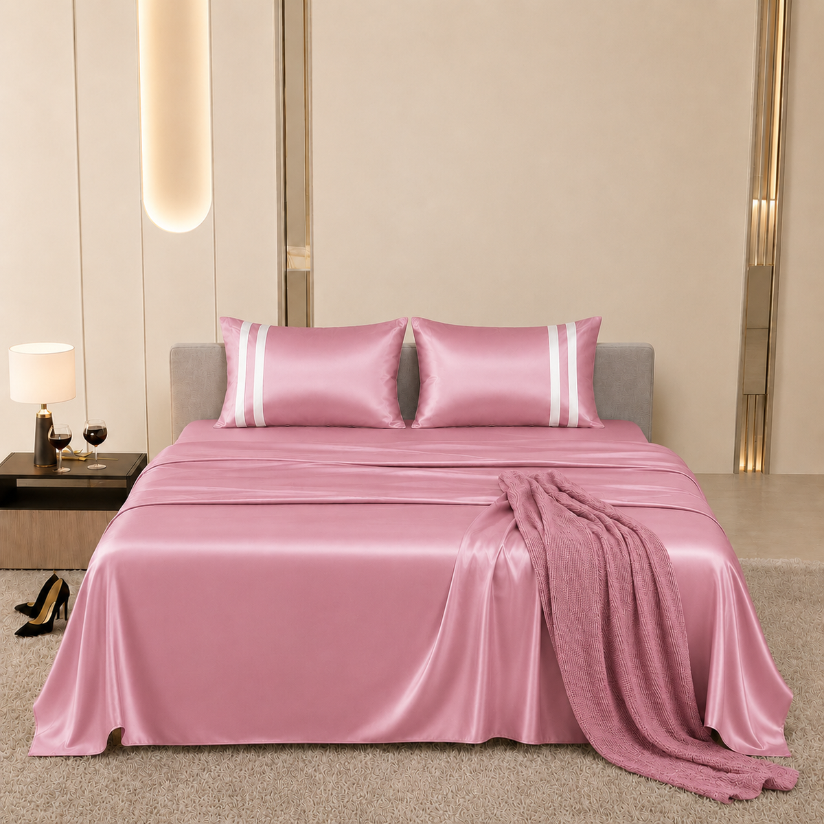 400 TC Ultra Satin Premium Bedding Set