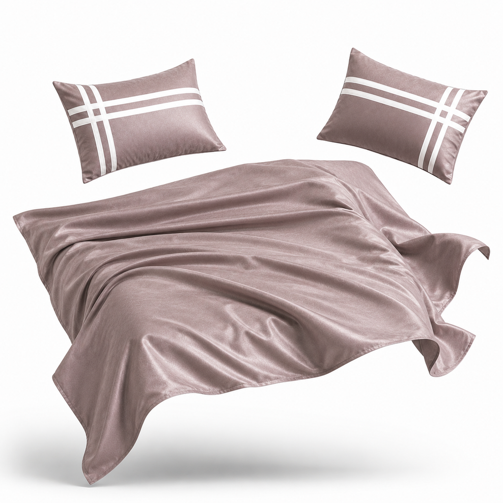 Double Bedsheet with 2 Pillow Covers