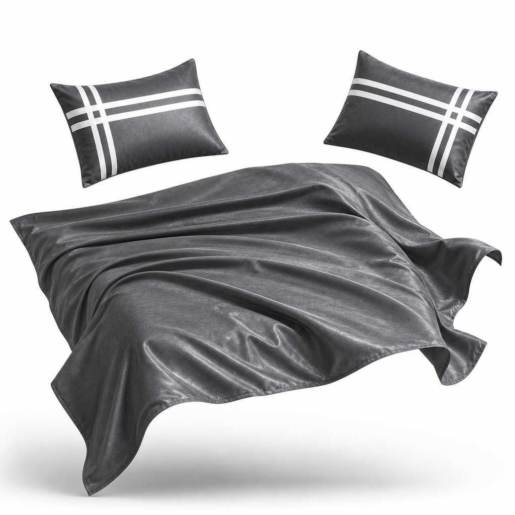 Double Bedsheet with 2 Pillow Covers