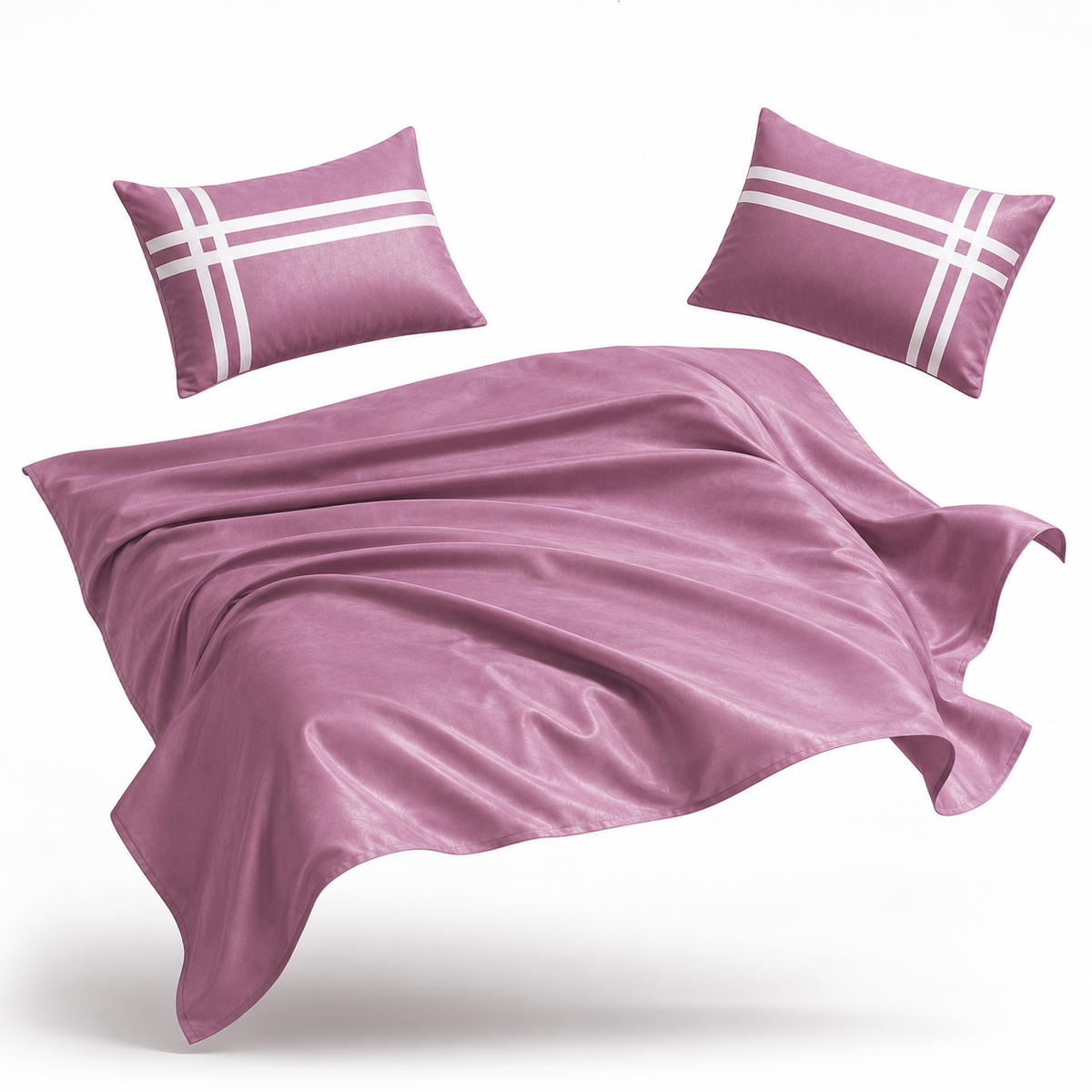 Double Bedsheet with 2 Pillow Covers