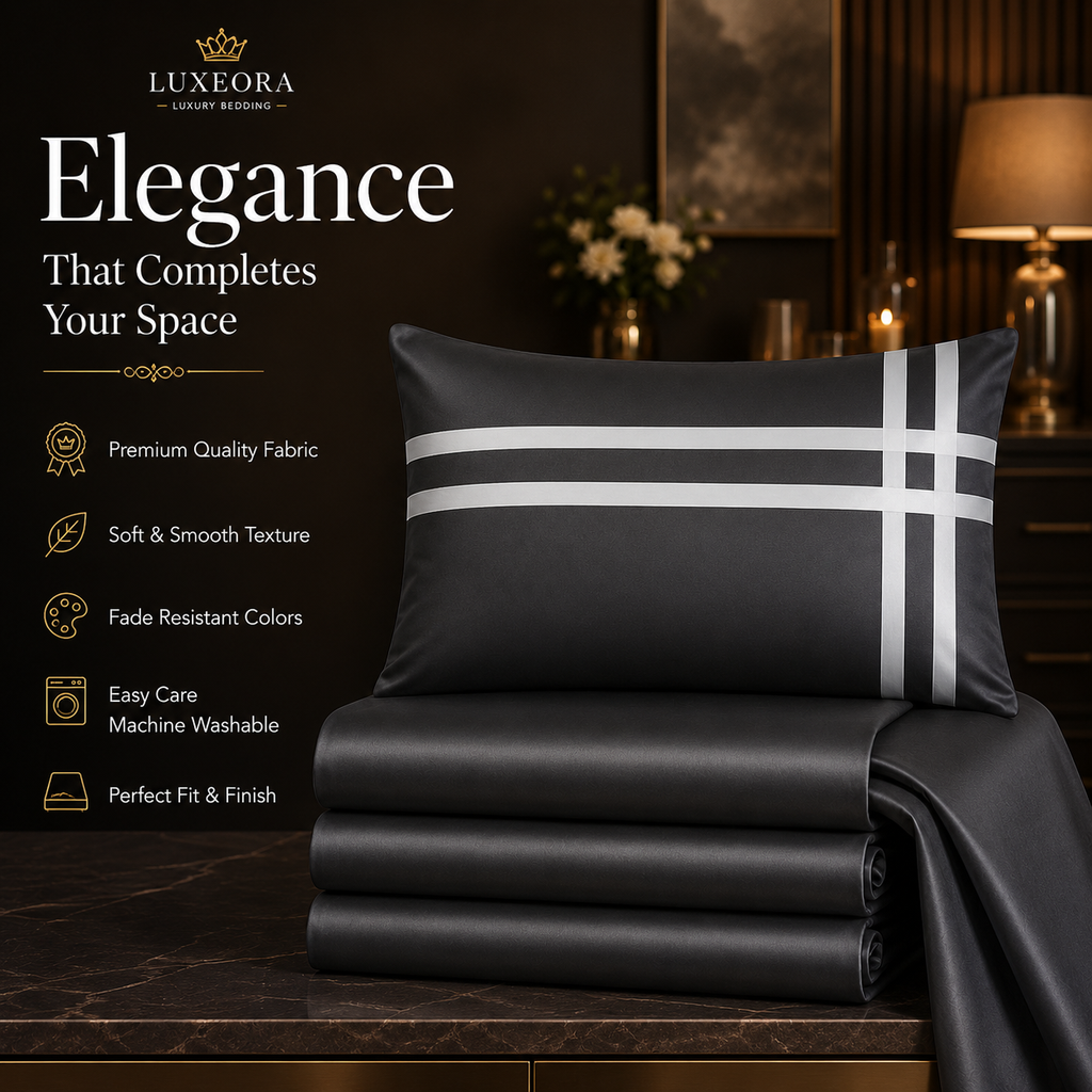 Double Bedsheet with 2 Pillow Covers