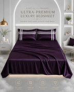 Double Bedsheet with 2 Pillow Covers
