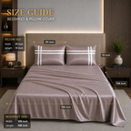Double Bedsheet with 2 Pillow Covers