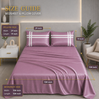 Double Bedsheet with 2 Pillow Covers