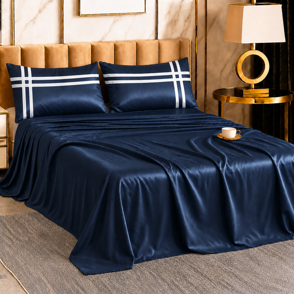Double Bedsheet with 2 Pillow Covers