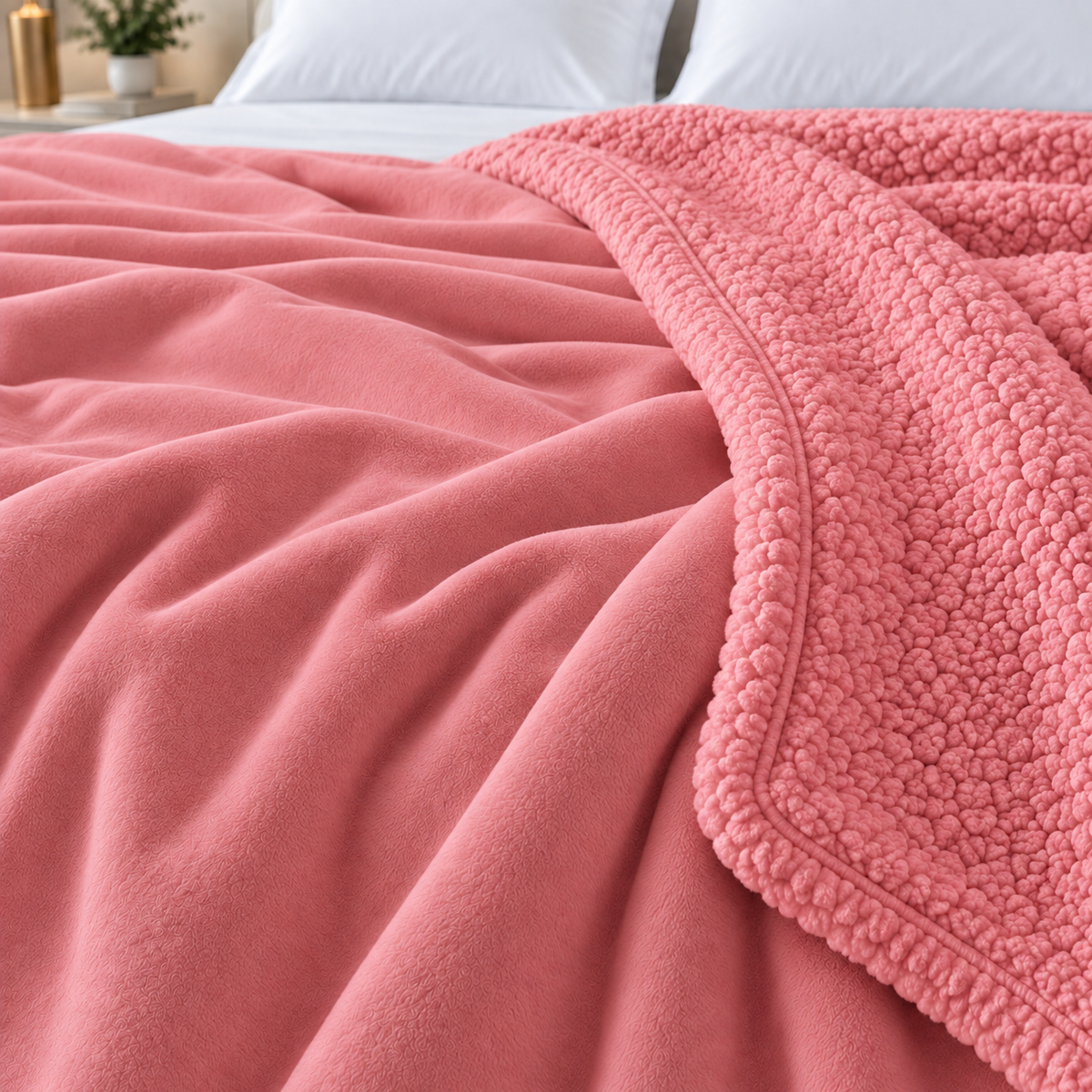 Ultra Soft Mink Touch AC Blanket - Pink