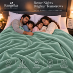 Ultra Soft Mink Touch AC Blanket - Green
