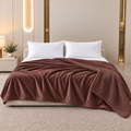 Ultra Soft Mink Touch AC Blanket - Brown